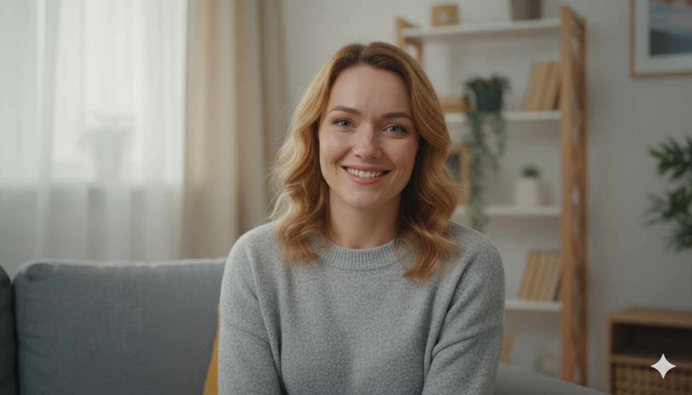 Foto de Elena, la instructora o mentora